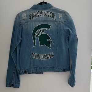 Foco Michigan State Football Denim Jacket